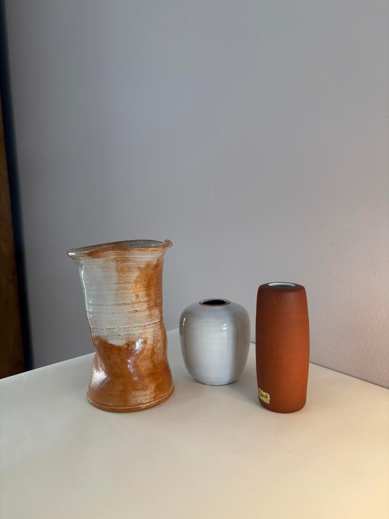 Vintage set vazen aardewerk Ravelli, Mobach, Verzenden