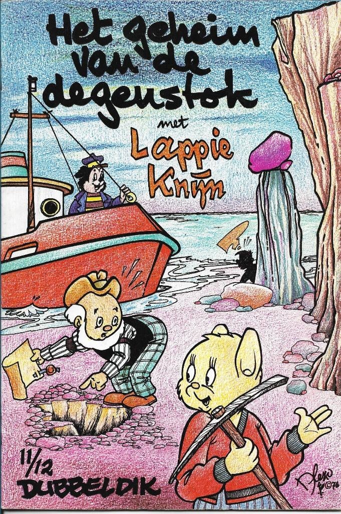 Lappie Knijn - Het geheim van de degenstok, Eén stripboek, Ophalen of Verzenden, Gelezen