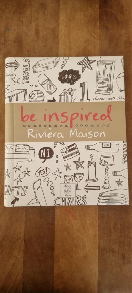 Riviera Maison 'Be Inspired' Notitieboek/Decoratieboek, Boeken, Ophalen of Verzenden, Zo goed als nieuw, Riviera Maison, Interieur en Design