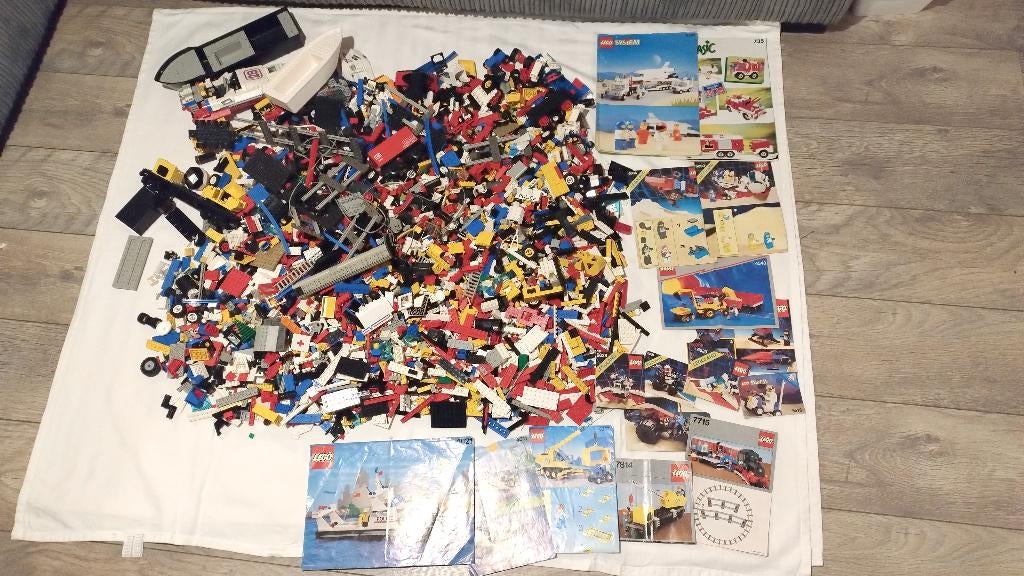 Partij vintage Lego, Kinderen en Baby's, Gebruikt, Overige thema's, Lego, Ophalen of Verzenden