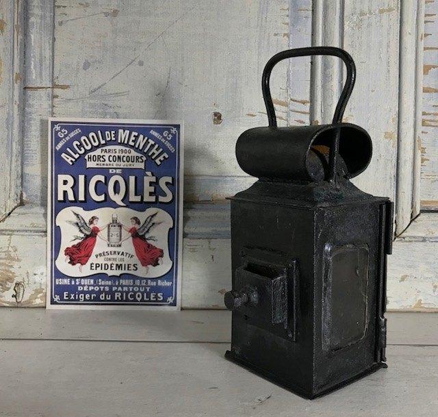 Antieke treinlantaarn uit circa 1920, Ophalen of Verzenden, Gebruikt, Trein, Overige typen