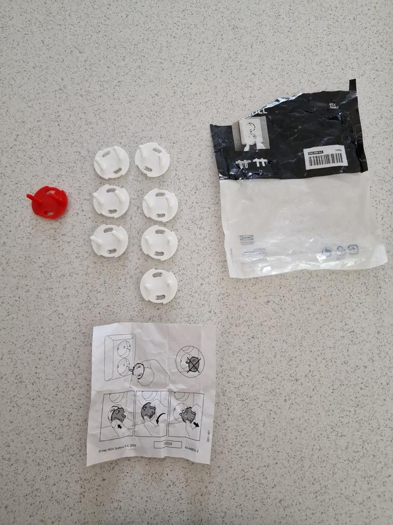 Set van 7 IKEA Patrull stopcontactbeschermers, Kinderen en Baby's, Overige Kinderen en Baby's, Ophalen of Verzenden, Nieuw