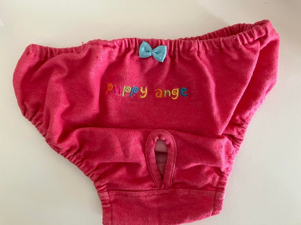 Loopsheid broekje hond xxl rose puppy angel, Ophalen of Verzenden, Zo goed als nieuw