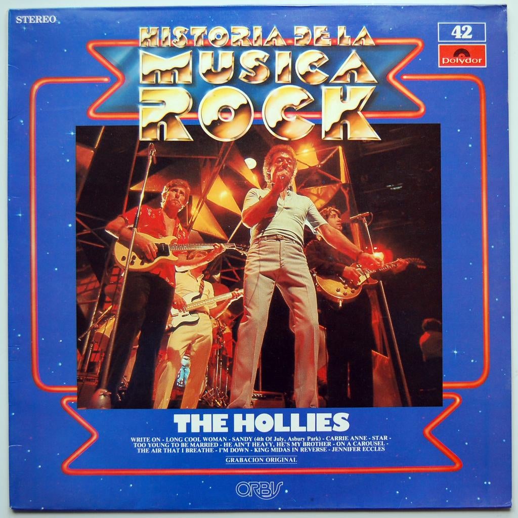 The Hollies – Historia De La Musica Rock nr. 42, Inclusief binnenhoes, Ophalen of Verzenden, Zo goed als nieuw, 12 inch