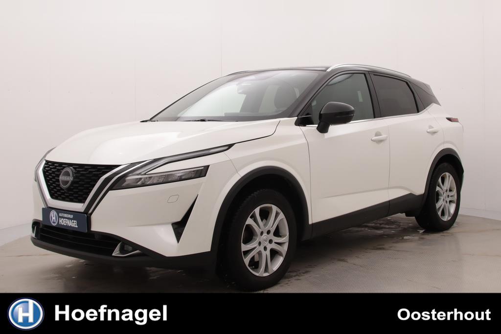 Nissan Qashqai 1.3 MHEV Xtronic Tekna Plus | Automaat | Adap, LED verlichting, Zwart, Beige, Leder