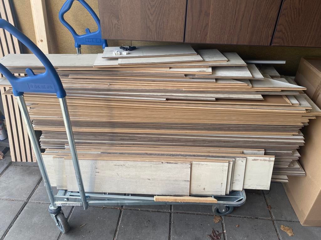 Laminaat, Ophalen, 50 tot 150 cm, Zo goed als nieuw, 10 m² of meer