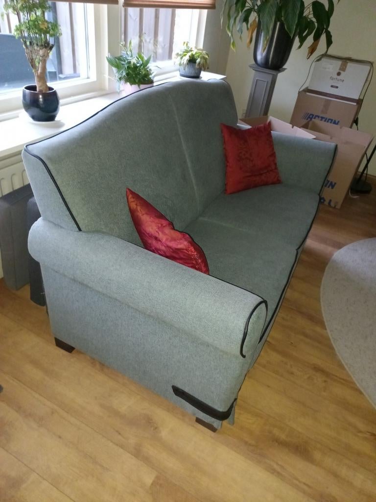 Bank 2 zitter., Ophalen of Verzenden, Zo goed als nieuw, 75 tot 100 cm, Tweepersoons