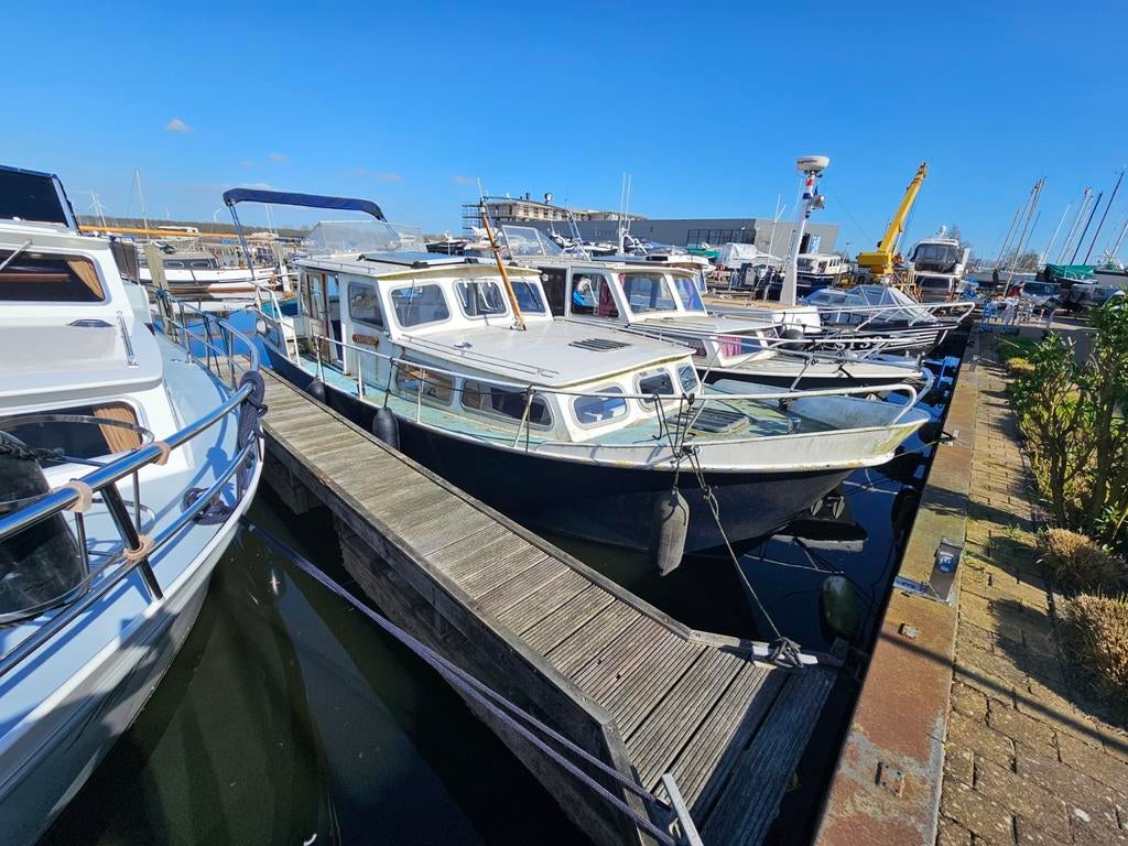 Kruiser van 11 meter met boegschroef alu ramen, Ophalen, Gebruikt, Staal, Diesel