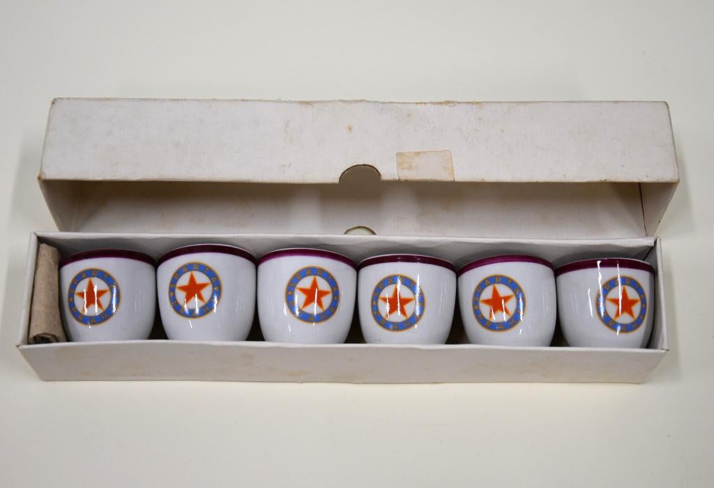 Haas & Czjzek porseleinen set AC Sparta Praha, Ophalen of Verzenden, Zo goed als nieuw, Buitenlandse clubs, Overige typen