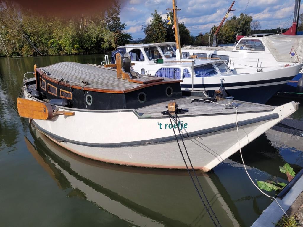 Te koop grundel baarda, platbodem inc.mast en sets zeilen., Ophalen, Gebruikt