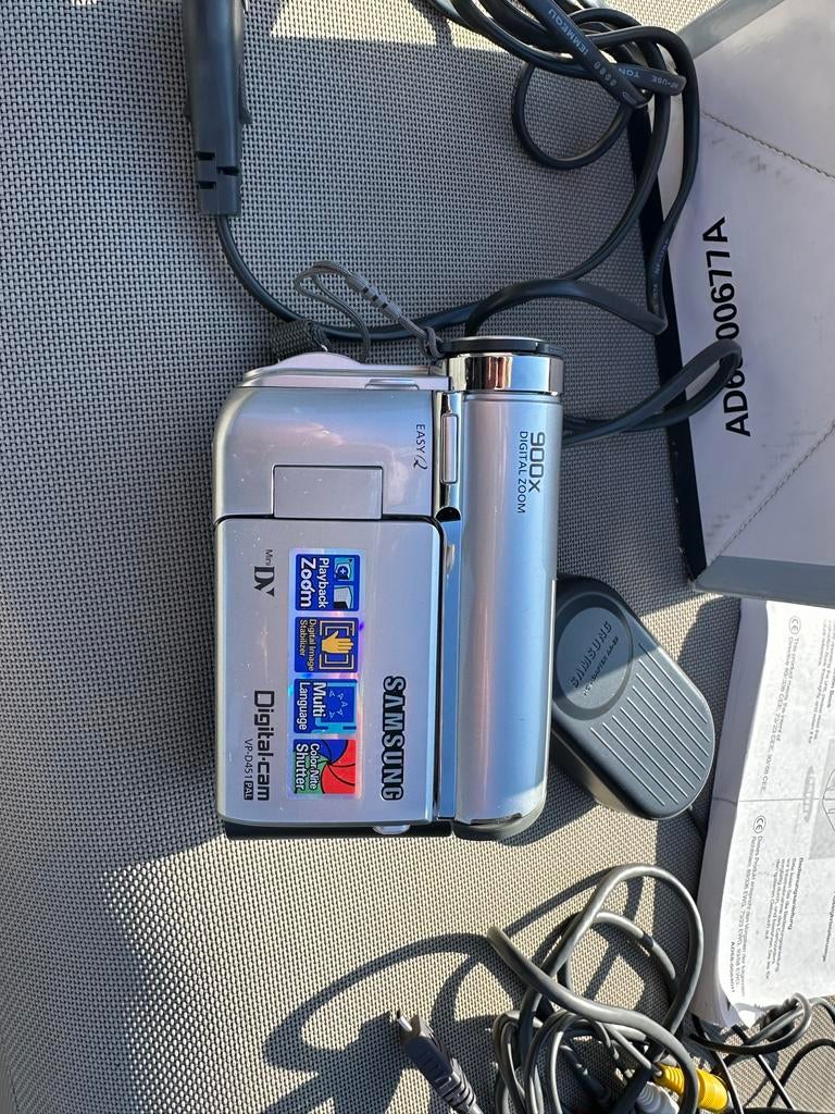 Samsung Digitale Camcorder - Compact en Gebruiksvriendelijk, Ophalen, Mini dv, Gebruikt, 20x of meer