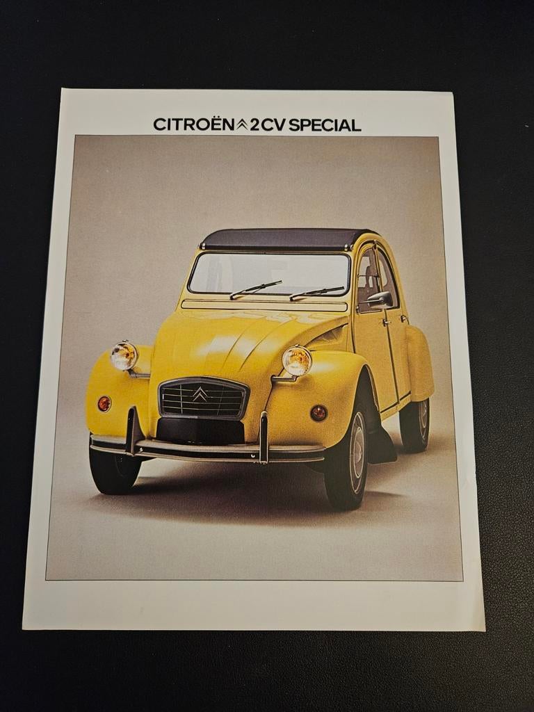 Leaflet Citroën 2CV Special, Ophalen of Verzenden