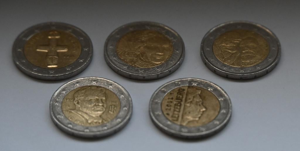 5-TAL 2 Euro munten, Ophalen of Verzenden, Overige landen, 2 euro