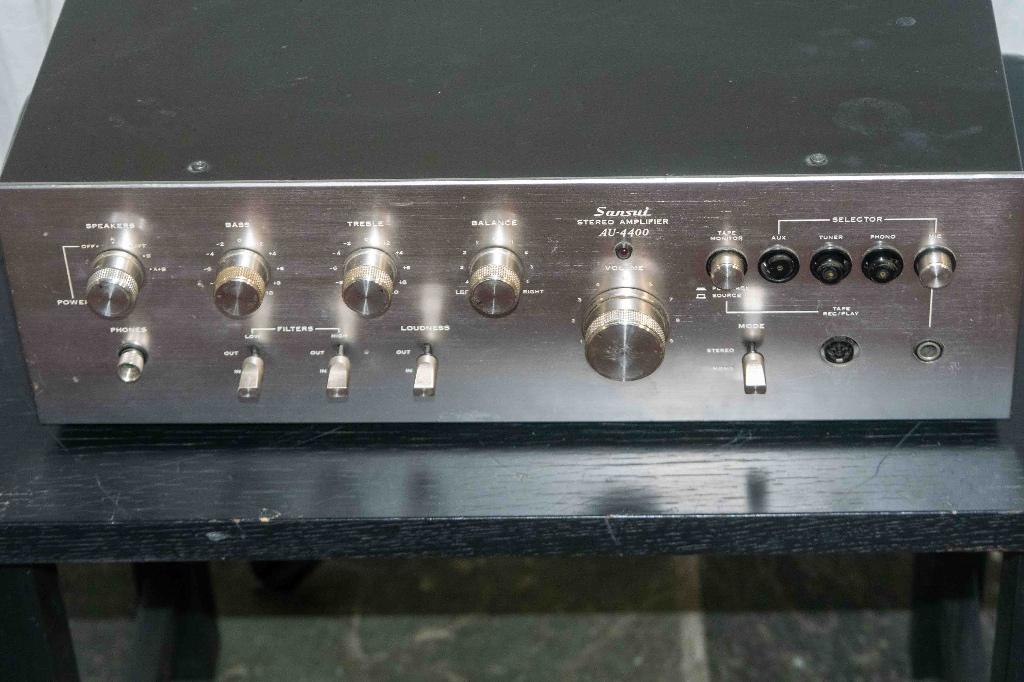 Sansui AU4400 versterker, Overige merken, Gebruikt, Ophalen of Verzenden, 120 watt of meer