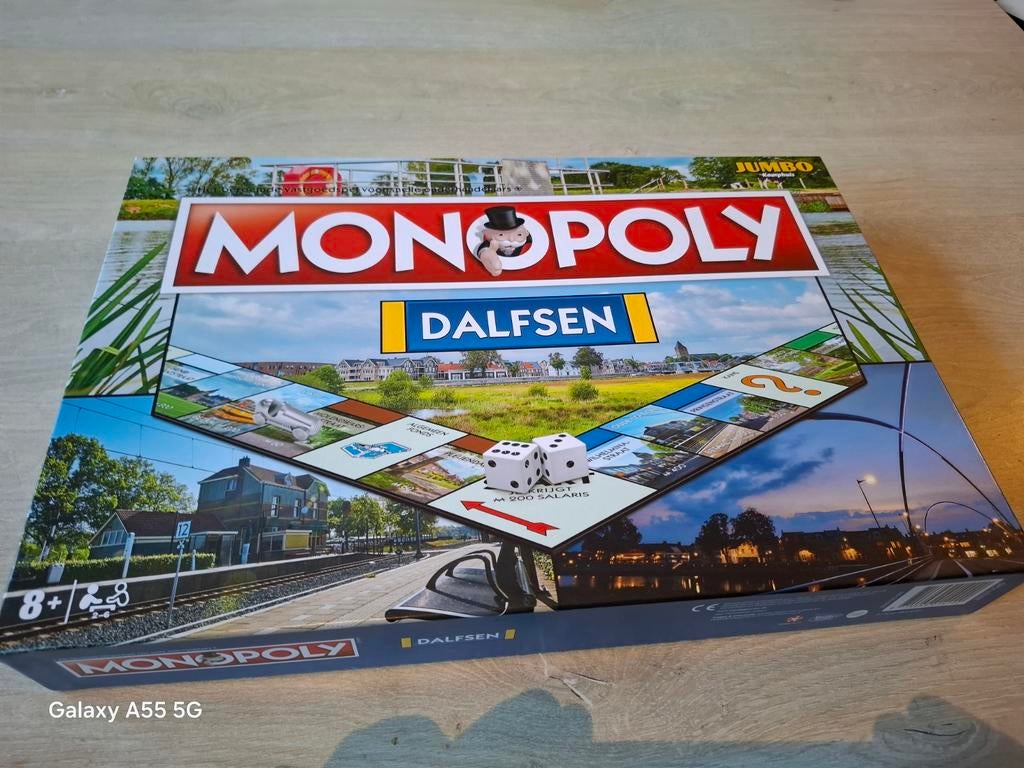Monopoly Dalfsen - Zo goed als nieuw bordspel, Jumbo B.V., Vijf spelers of meer, Ophalen of Verzenden, Info@jumbo.eu