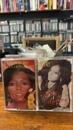 Diana Ross 2 X muziek cassette 20 greatest en workin overtim, Cd's en Dvd's, Cassettebandjes, Gebruikt, Ducoso, 1 bandje, Ophalen of Verzenden