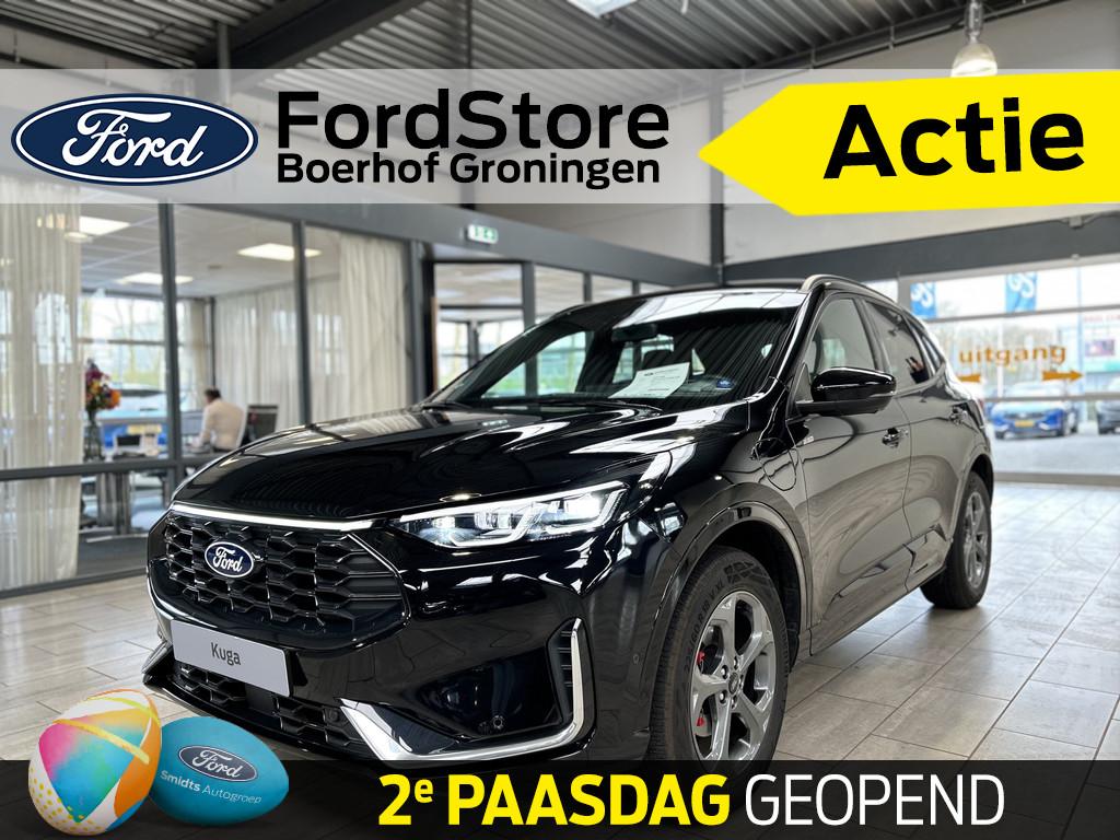 Ford Kuga ST-Line X 2.5 PHEV 243 pk Matrix LED | Winter Pack, Gebruikt, Zwart, Zwart, Bedrijf