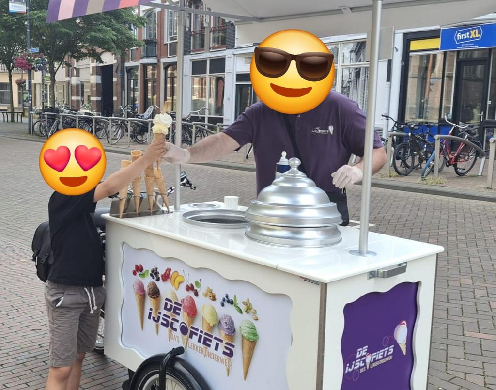IJsfiets / ijswagen te koop - ijs venten / evenementen, Ophalen, Zo goed als nieuw