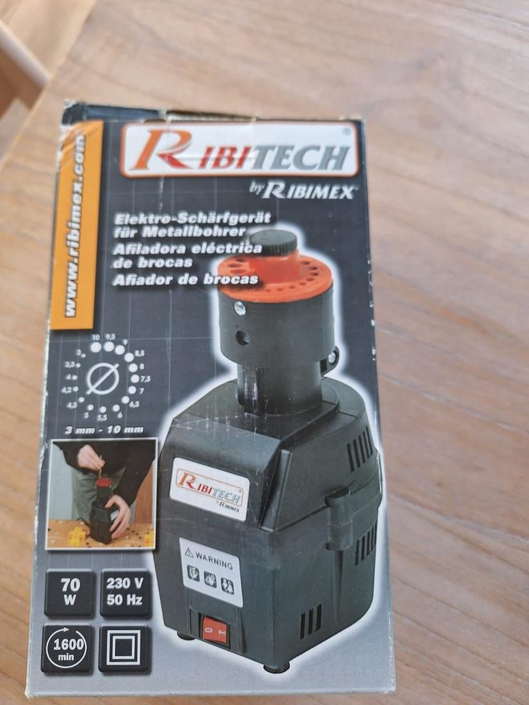 Nieuwe Ribitech Boorslijper - 70W, 3-10mm boren, Ophalen of Verzenden, Nieuw, Minder dan 400 watt, Overige typen