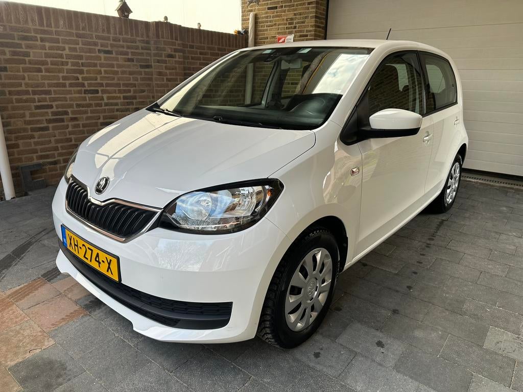 Skoda Citigo 1.0 T 50KW CNG aardgas 2019 Wit lichte schade, Auto diversen, Schadeauto's, Ophalen, CNG (Aardgas), Wit, Handgeschakeld