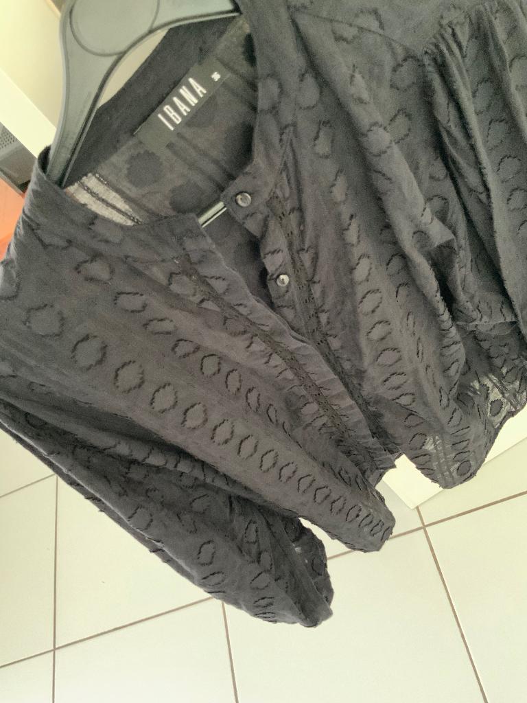 Ibana blouse, Verzenden, Zwart, Zo goed als nieuw, Maat 36 (S)