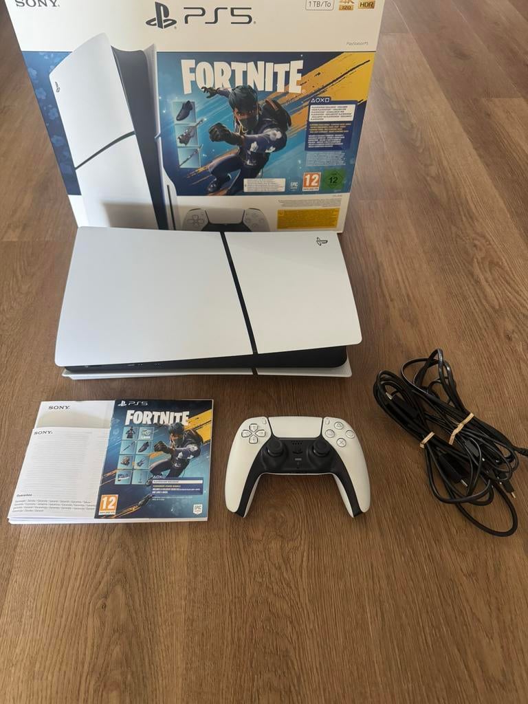 Playstation 5 Slim met disc drive ZGAN, Ophalen of Verzenden, Zo goed als nieuw, Met 1 controller