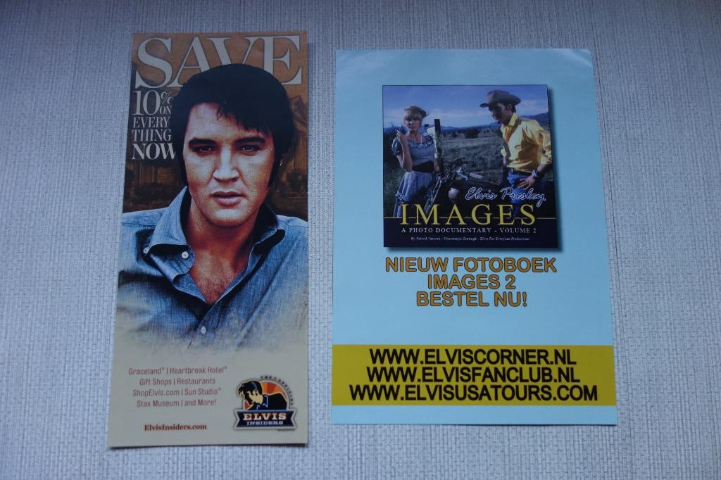 Folders Elvis Presley, Verzamelen, Ophalen of Verzenden, Nieuw, Boek, Tijdschrift of Artikel