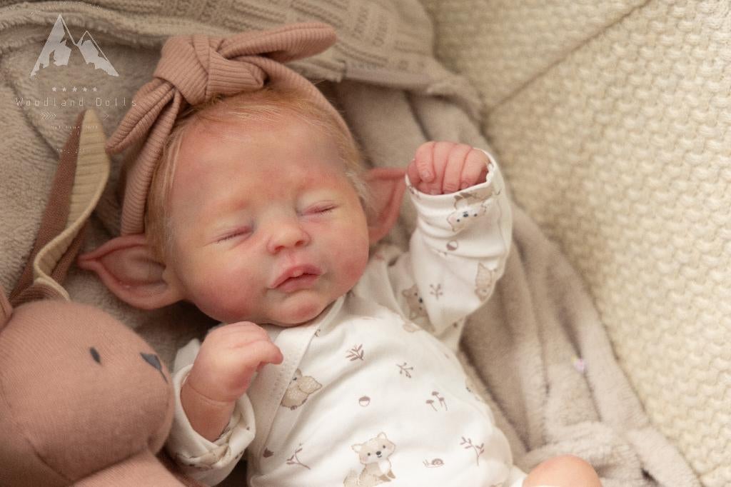 Full siliconen elfje Honey, Verzamelen, Poppen, Nieuw, Babypop, Levensecht of Reborn, Ophalen of Verzenden