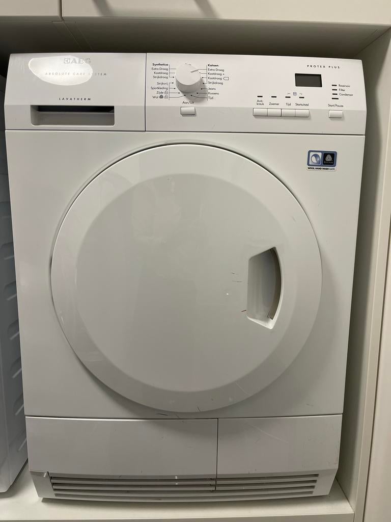AEG Lavatherm Protex Plus wasdroger, Ophalen, Gebruikt, 8 tot 10 kg, Voorlader