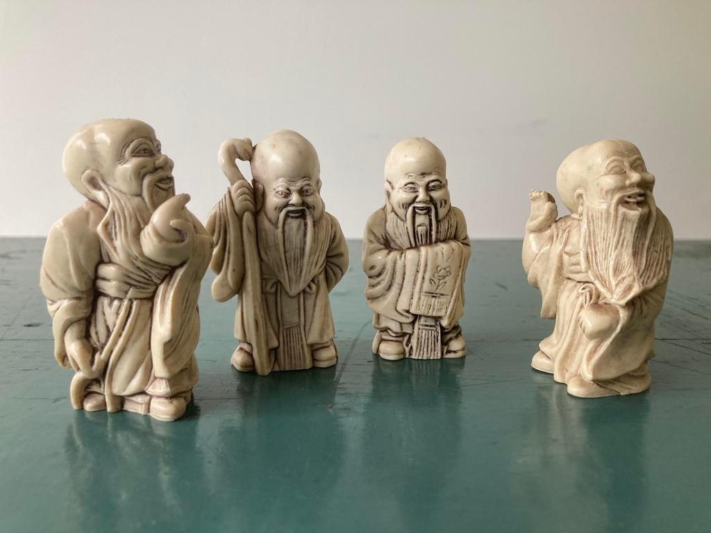 Japanse netsukes, Ophalen of Verzenden