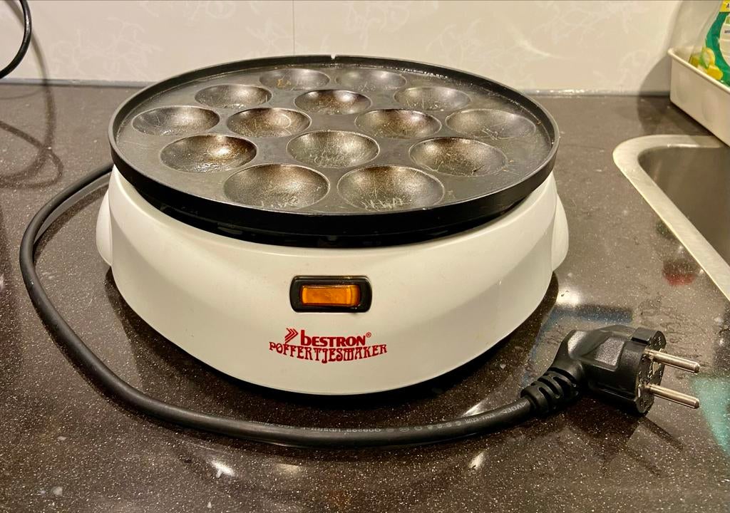 Bestron Poffertjesmaker - Perfect voor heerlijke poffertjes, Ophalen of Verzenden, Gebruikt