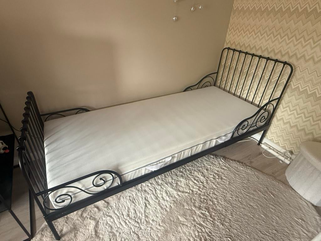 Emma matras 90x200, Ophalen, 90 cm, Eenpersoons, Zwart