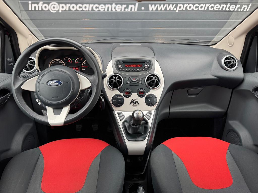 Ford Ka 1.2 Titanium CLIMATE|PDC|EL.RAMEN|AUX|LMV|NAP|APK, Voorwielaandrijving, Stof, Gebruikt, 1242 cc