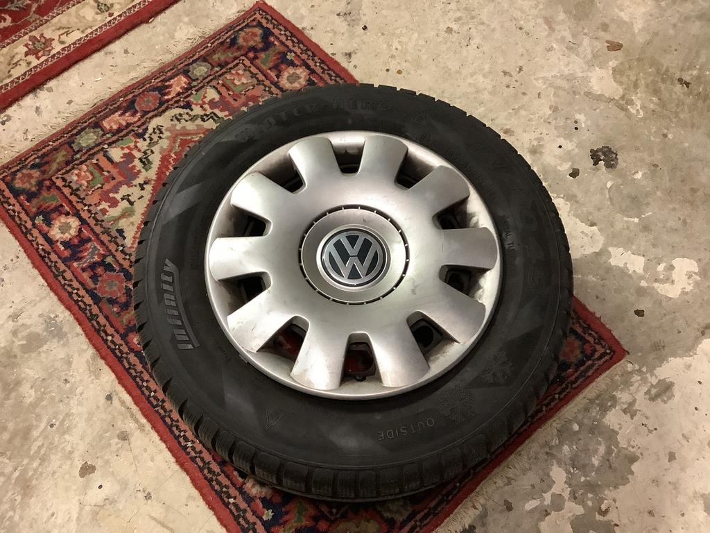 Winterbanden+velg, Ophalen