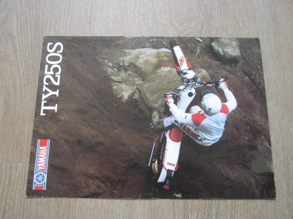 Yamaha TY 250 S brochure folder 1985, Ophalen of Verzenden, Yamaha