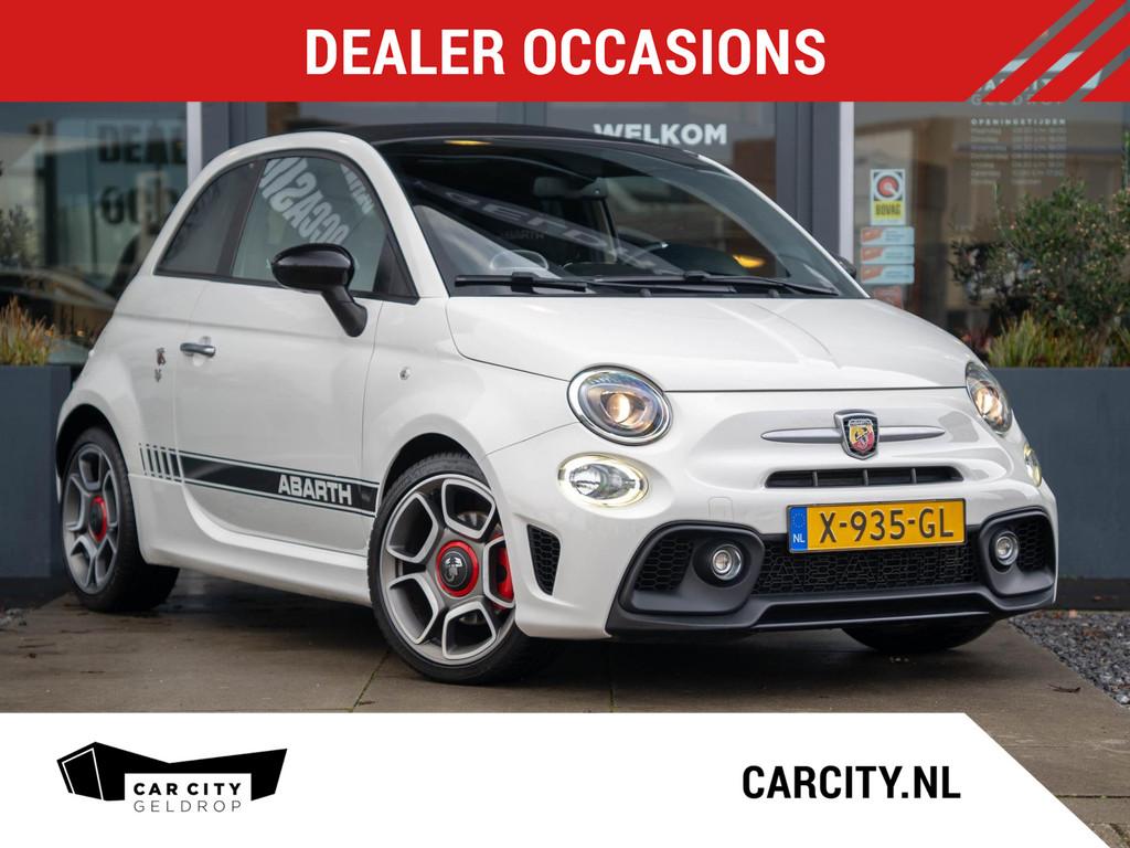 Abarth 595C 1.4 145PK / DAB+ / Parkeer sensoren / Climate co, Auto's, Voorwielaandrijving, Stof, Cabriolet, Wit