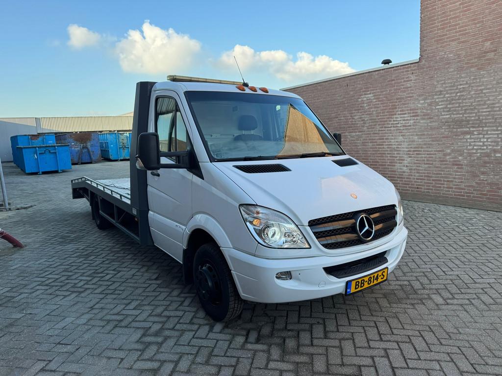 Mercedes-Benz Sprinter 318 3.0 CDI 432 Oprijwagen, Automaat, Achterwielaandrijving, Gebruikt, Zwart