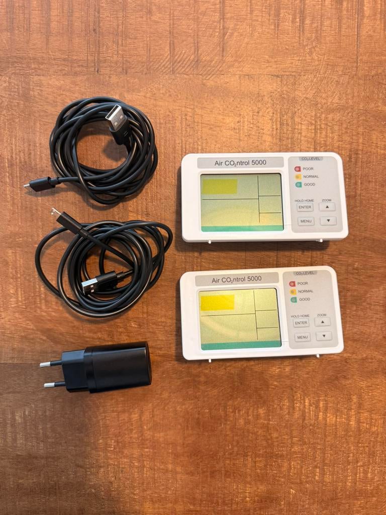 Luchtkwaliteitsmeter Airco2ntrol 5000 CO2, kooldioxidemeter, Doe-het-zelf en Verbouw, Meetapparatuur, Ophalen of Verzenden, Zo goed als nieuw