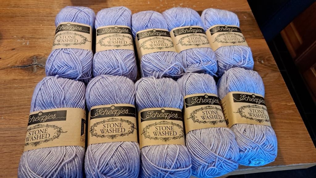 Scheepjes Stone Washed garen - Lilac Quartz (10 bollen), Ophalen of Verzenden