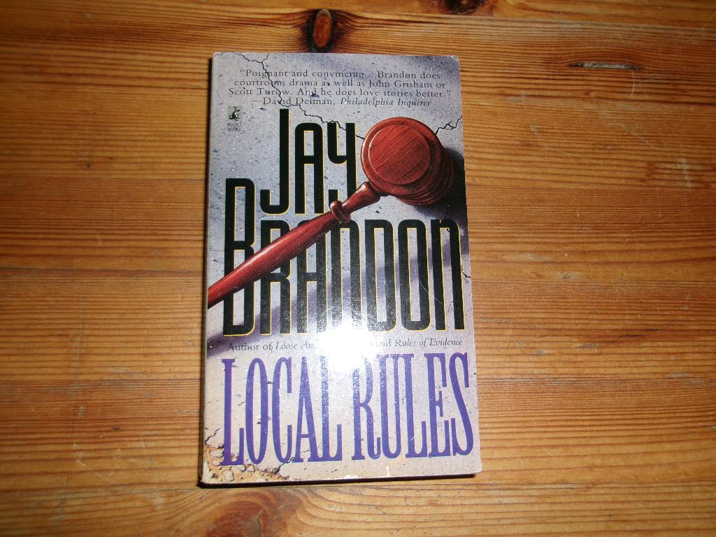 Jay Brandon - Local rules, Ophalen of Verzenden, Gelezen