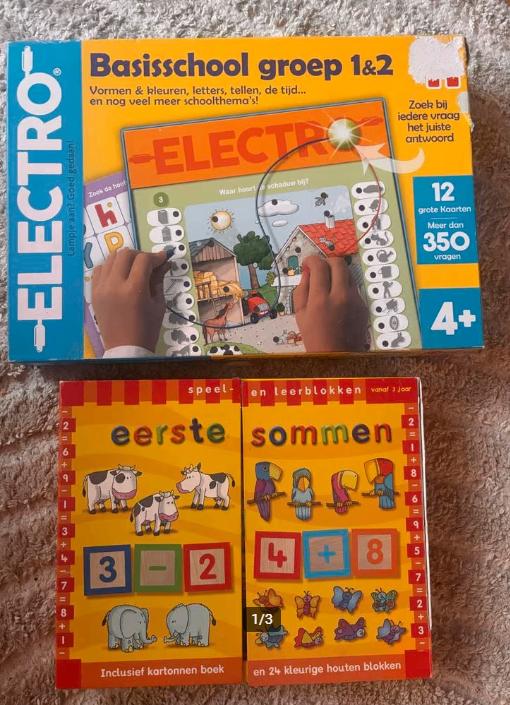 Electro & Speel en leerblokken - Eerste Sommen, Kinderen en Baby's, Speelgoed | Educatief en Creatief, Ophalen of Verzenden, Zo goed als nieuw