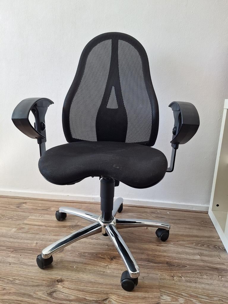 Bureaustoel zwart, Huis en Inrichting, Bureaustoelen, Ophalen, Gebruikt, Zwart, Bureaustoel