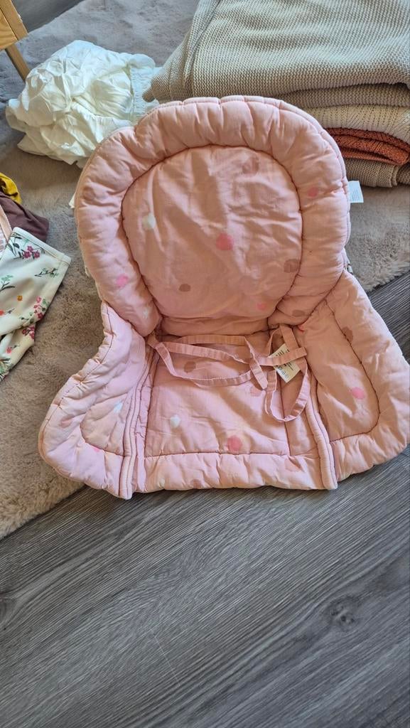 Stoelverkleiner Jollein en Mamaloes roze en beige, Ophalen of Verzenden, Gebruikt, Overige typen, Stoelverkleiner