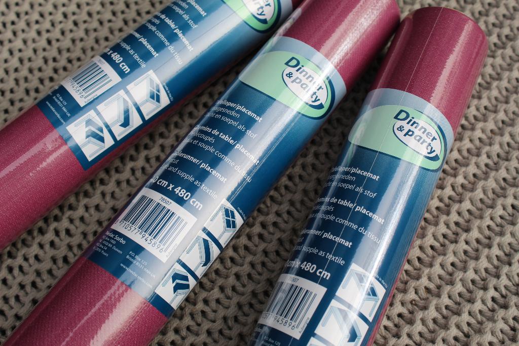 tafelkleed 25 meter - Dinner&party - Feest, Ophalen of Verzenden, Nieuw, Rechthoek, Binnen