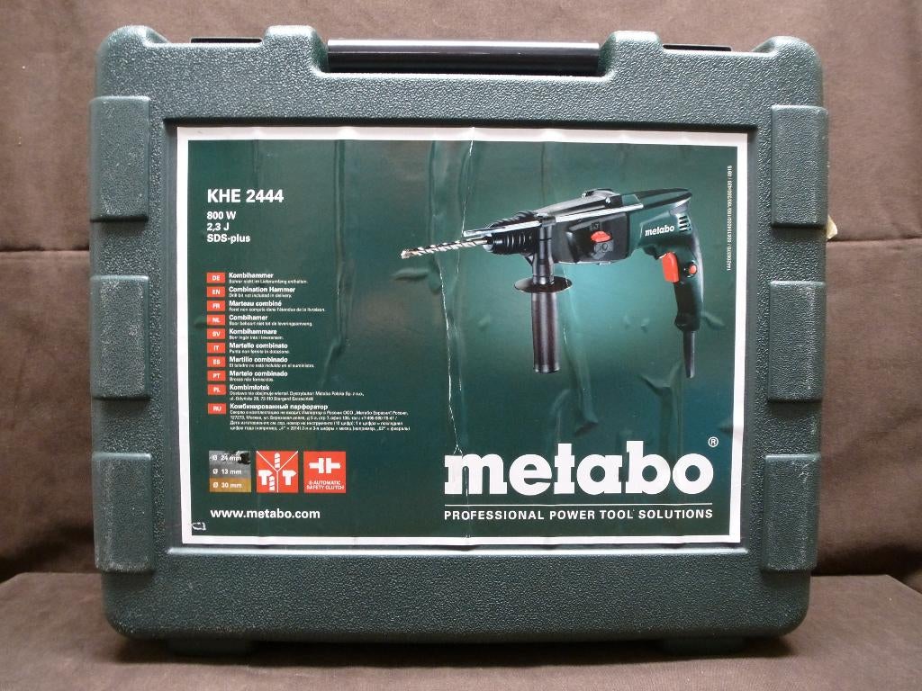 Metabo Combihamer KHE 2444 800watt en 2,3 Joule, compact, 600 watt of meer, Boor- en/of Breekhamer, Variabele snelheid, Ophalen of Verzenden