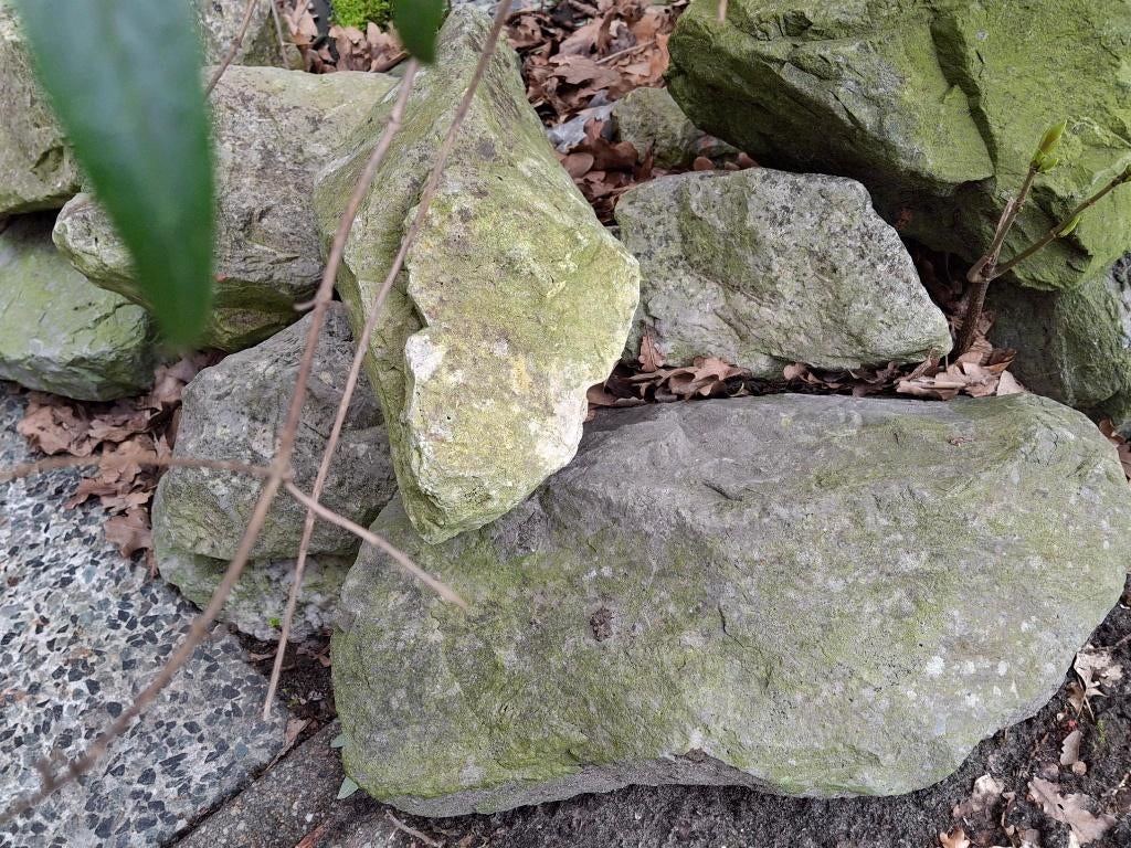 tuinkeien, voor tuin en/of rondom vijver, Ophalen, Gebruikt, Grijs, Overige materialen