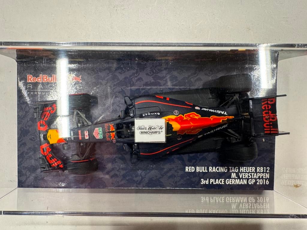 Max Verstappen 1:43 RB12, Ophalen of Verzenden, Zo goed als nieuw