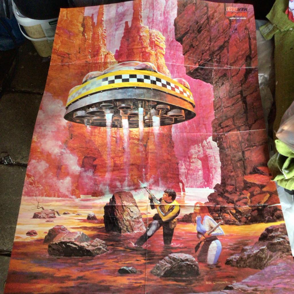 Battlestar Galactica EPPSTER poster, Ophalen of Verzenden, A1 t/m A3, Film en Tv, Rechthoekig Staand