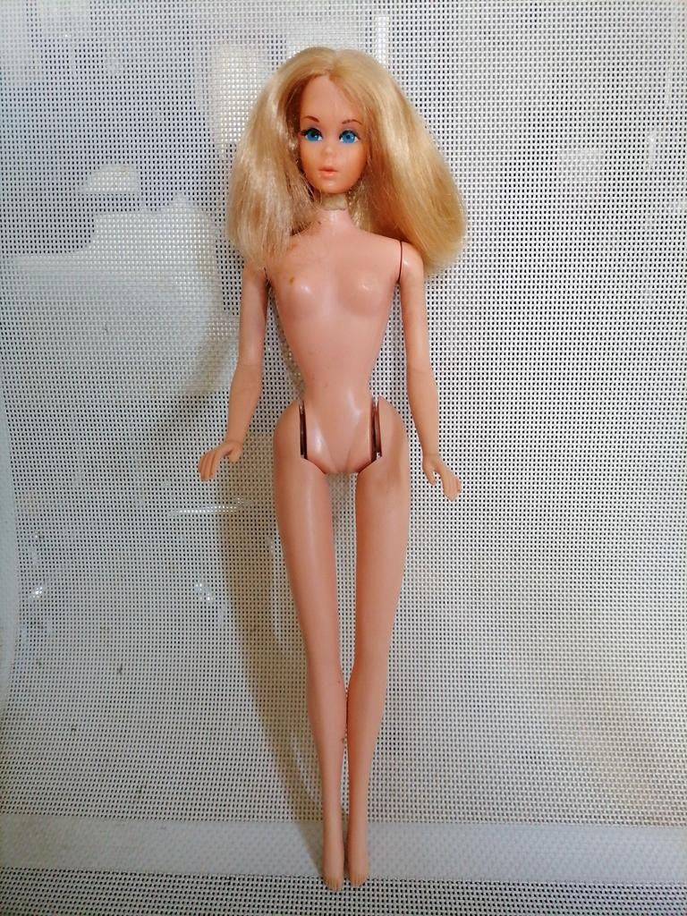Vintage barbie poppen walking barbie, Ophalen of Verzenden, Gebruikt, Fashion Doll