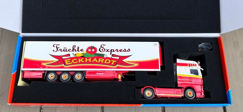 TEKNO scania S van ECKHARDT uit OOSTENRIJK met, Ophalen of Verzenden, Zo goed als nieuw, Bus of Vrachtwagen, Tekno